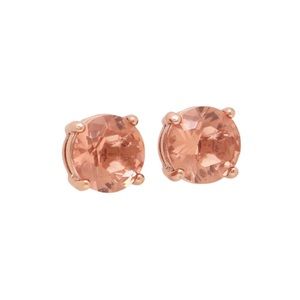 Kade Spade Peach Crystal Gumdrop Earrings